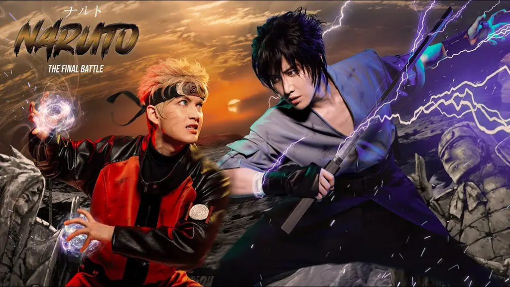 Naruto dan Sasuke menonton film bersama