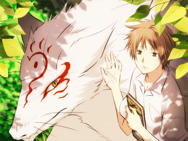 Madara dan Natsume dalam Anime Natsume Yuujinchou