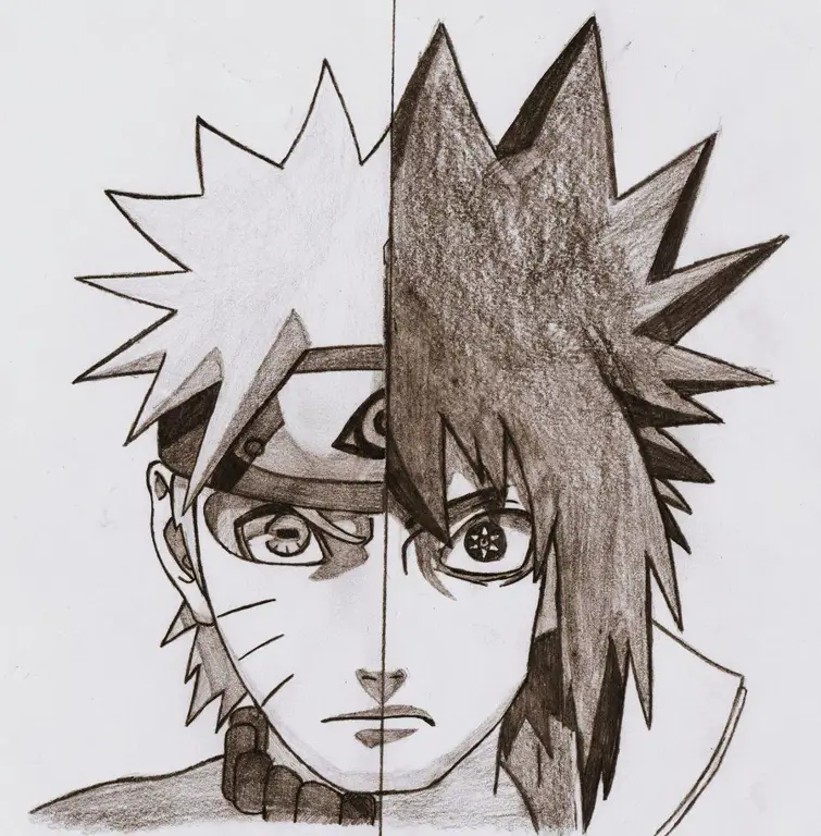 Gambar Sasuke dan Naruto bersama