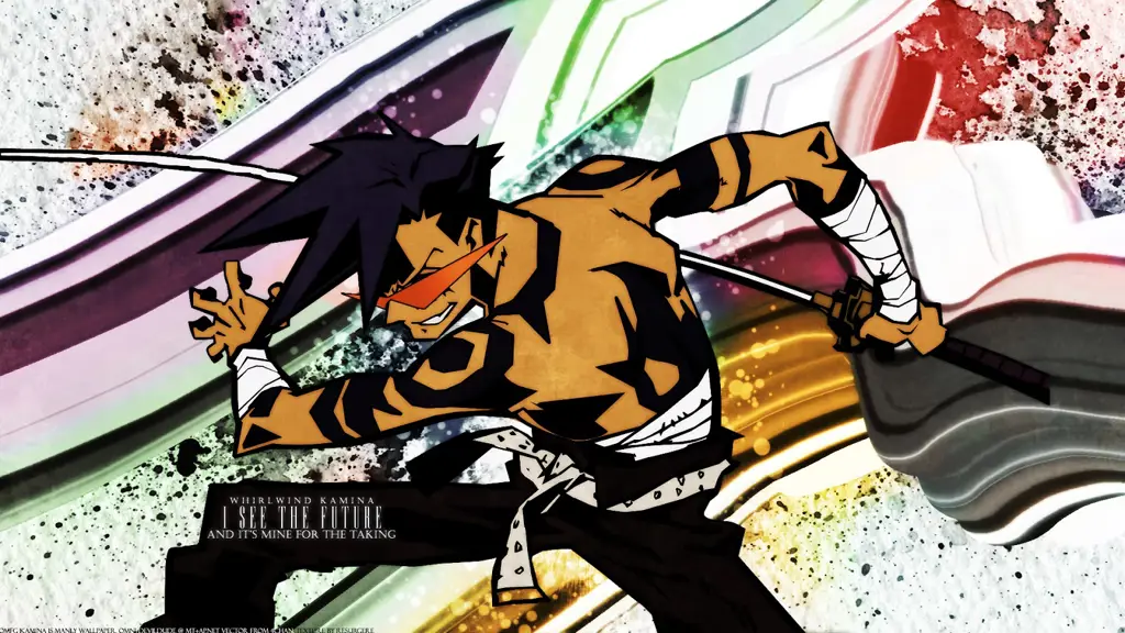 Gambar Simon dan Kamina dari Gurren Lagann