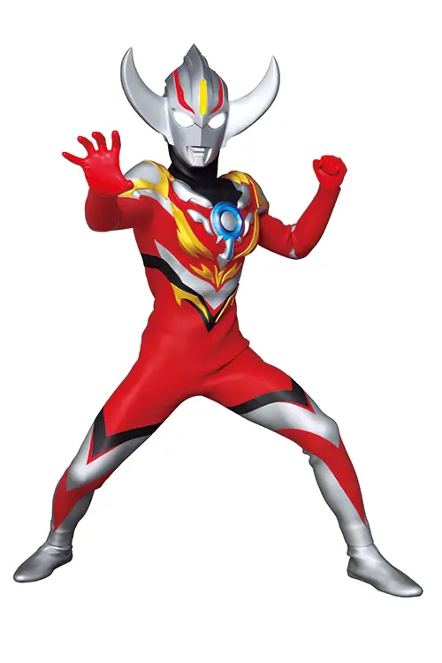 Ultraman Orb bersama teman-temannya.