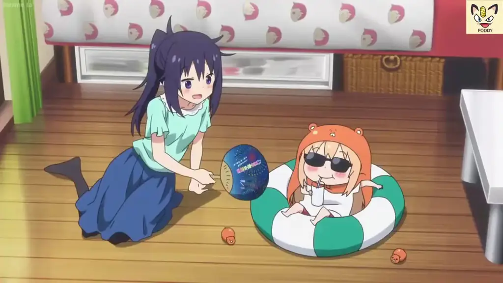 Umaru-chan bersama teman-temannya