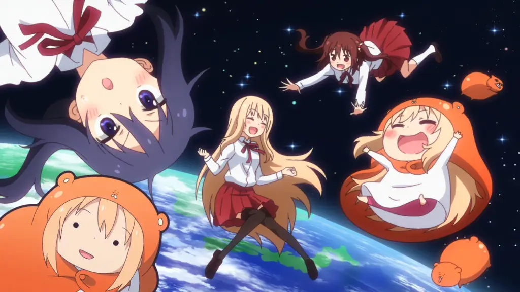 Gambar Umaru-chan bersama teman-temannya