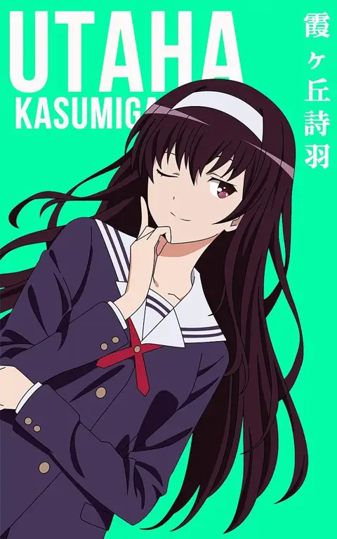 Kasumigaoka Utaha bersama teman-temannya