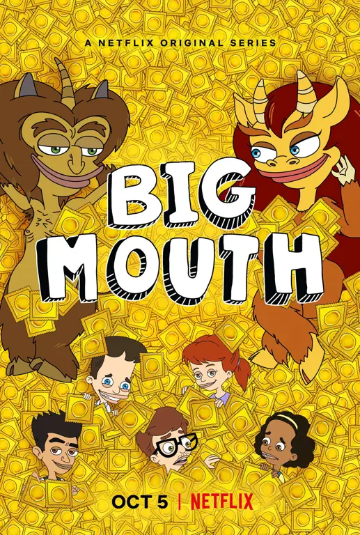 Gambar persahabatan karakter Big Mouth