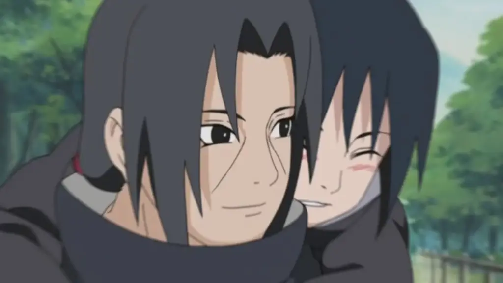 Gambar Itachi dan Sasuke masih kecil bersama