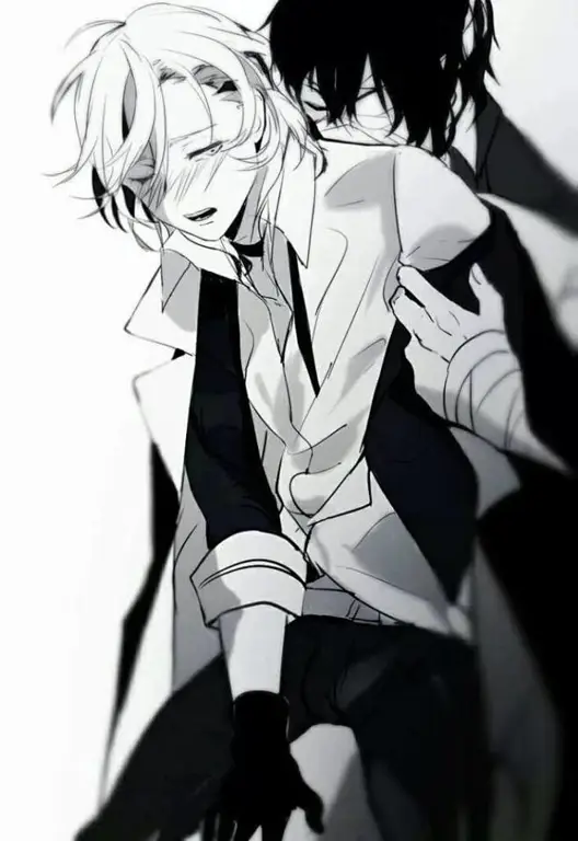 Gambar Dazai Osamu dan Chuuya Nakahara