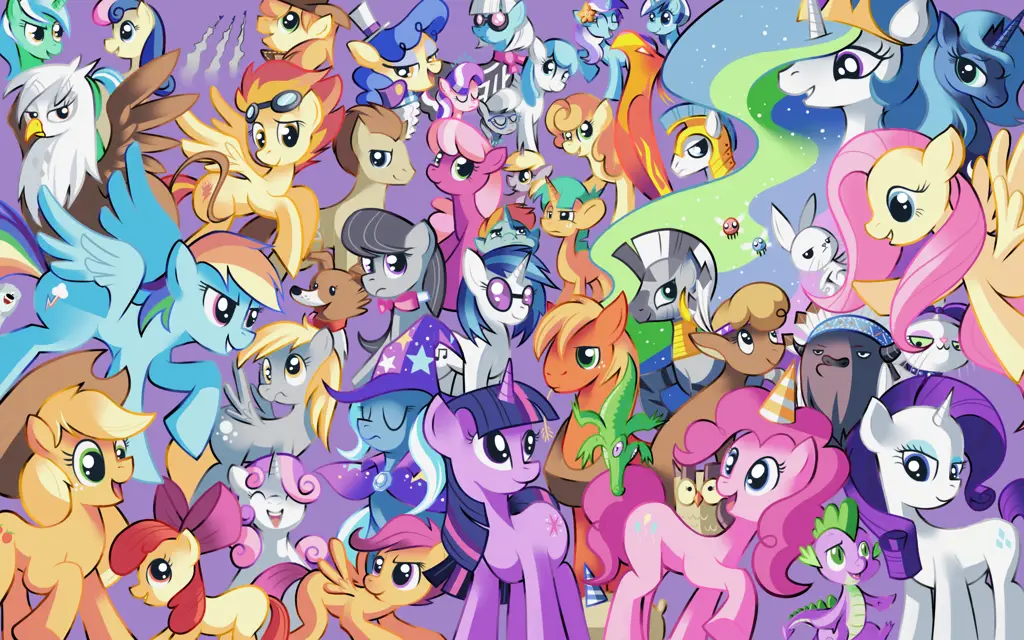 Gambar persahabatan poni di My Little Pony Season 8