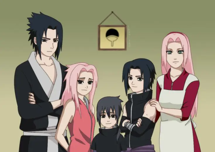 Ketiga sahabat Naruto, Sakura, dan Sasuke saat masih kecil