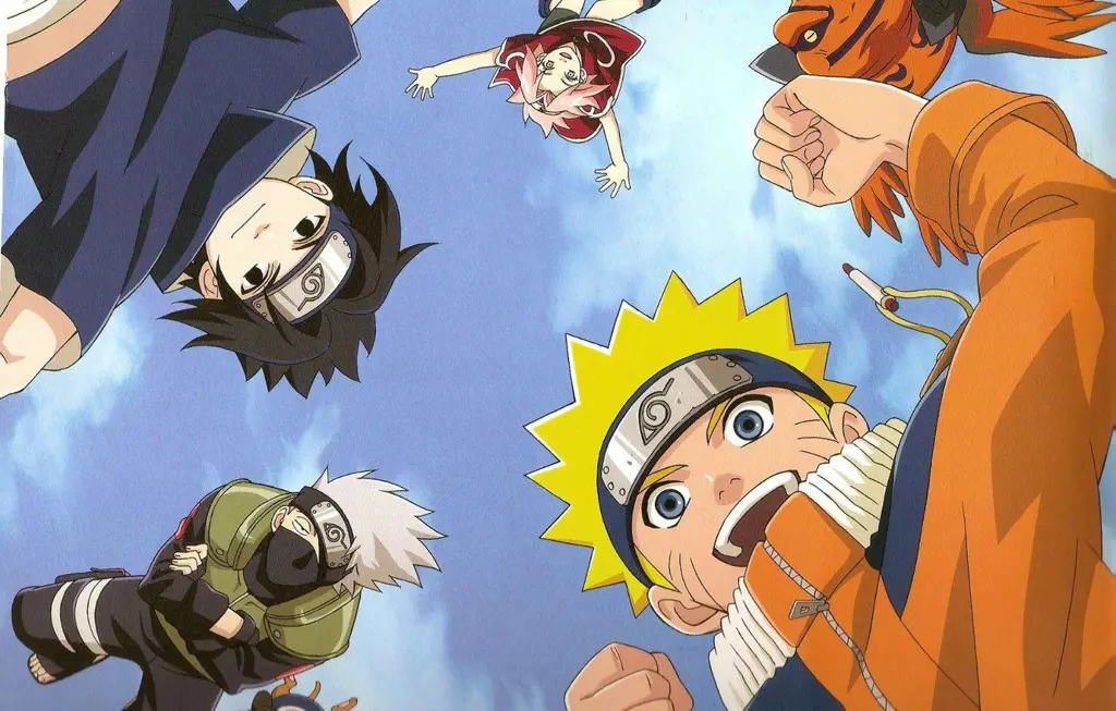 Naruto bersama teman-temannya