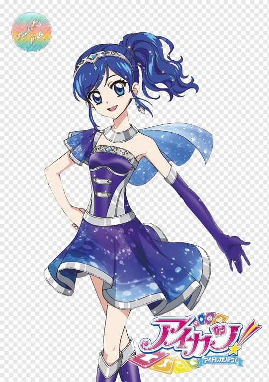 Aoi Kiriya bersama teman-temannya di Aikatsu!