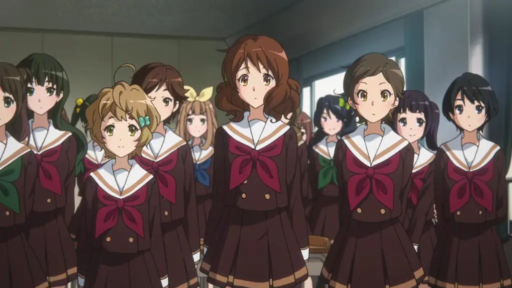 Gambar persahabatan anggota klub musik Sound! Euphonium