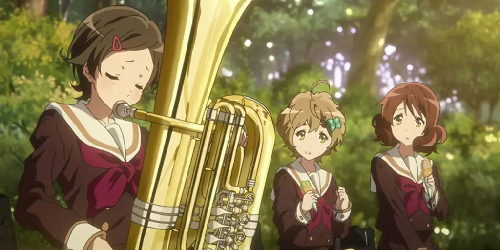 Gambar persahabatan antar karakter Hibike! Euphonium