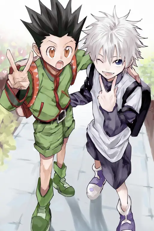 Gon dan Killua sedang berpetualang