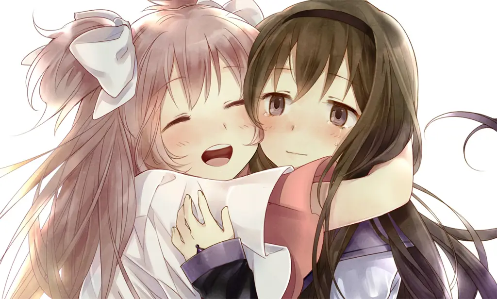 Gambar anime tentang teman-teman yang bahagia