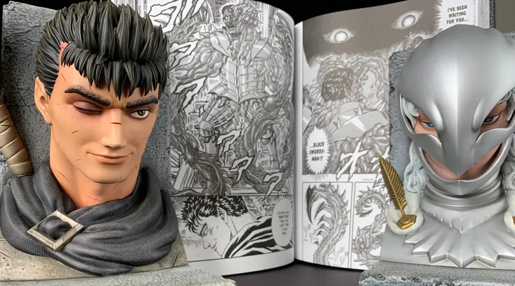 Gambar Griffith dan Guts bersama