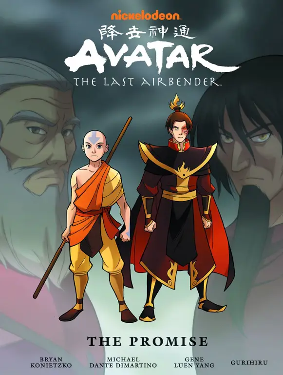 Gambar Aang dan Zuko bersama-sama