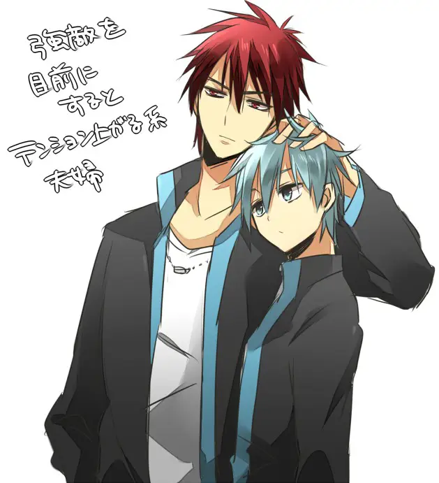 Potret Kuroko Tetsuya dan Kagami Taiga, dua tokoh utama dalam film Kuroko’s Basketball The Last Game.