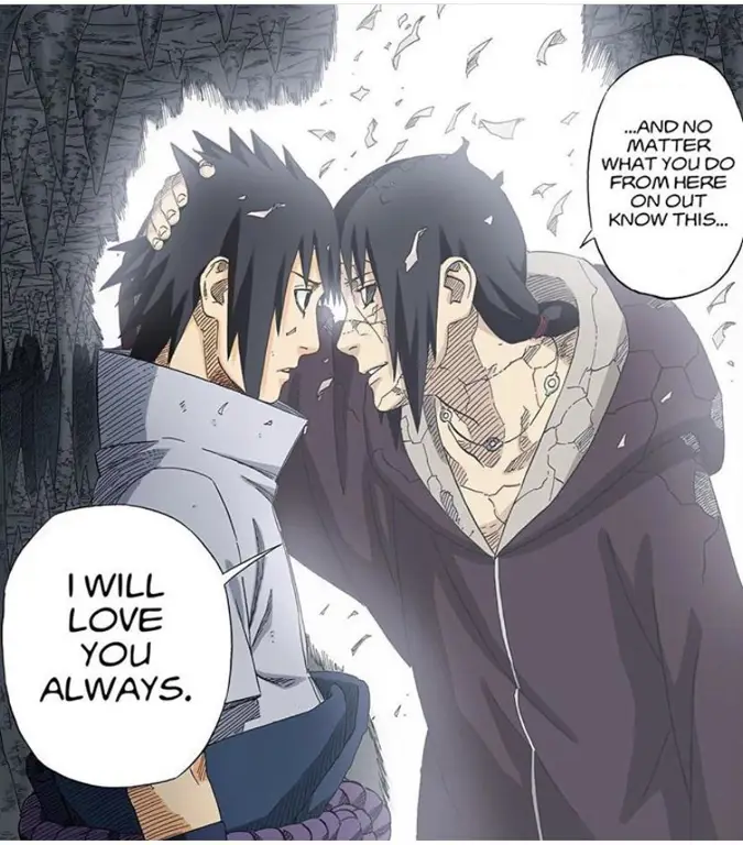 Momen emosional Naruto dan Sasuke