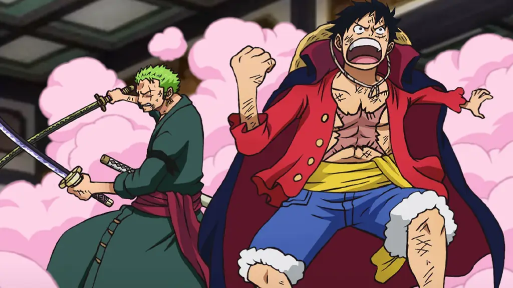 Gambar Zoro dan Luffy bersama