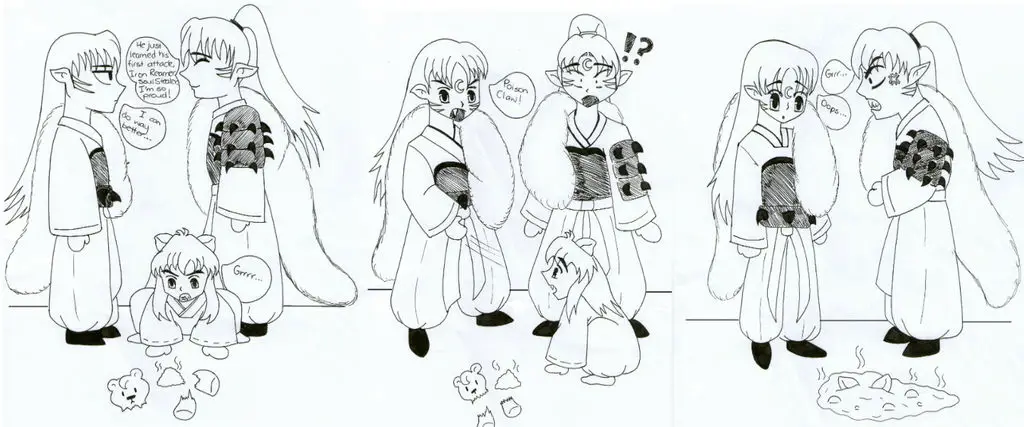 Gambar Inuyasha dan Sesshomaru