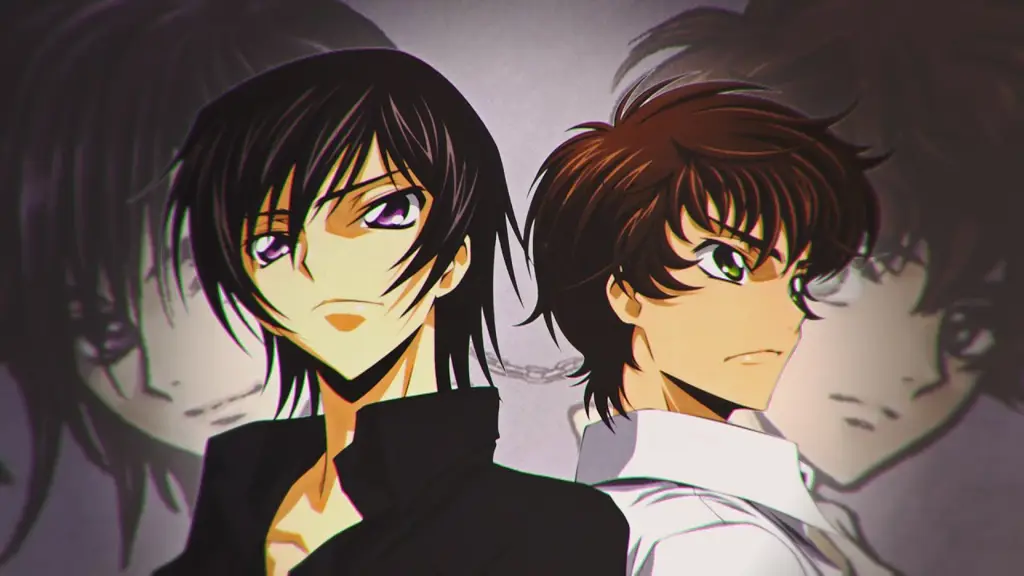 Lelouch dan Suzaku, dua karakter utama dalam Code Geass.