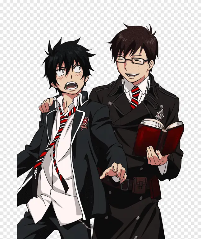 Rin dan Yukio Okumura dalam Ao no Exorcist