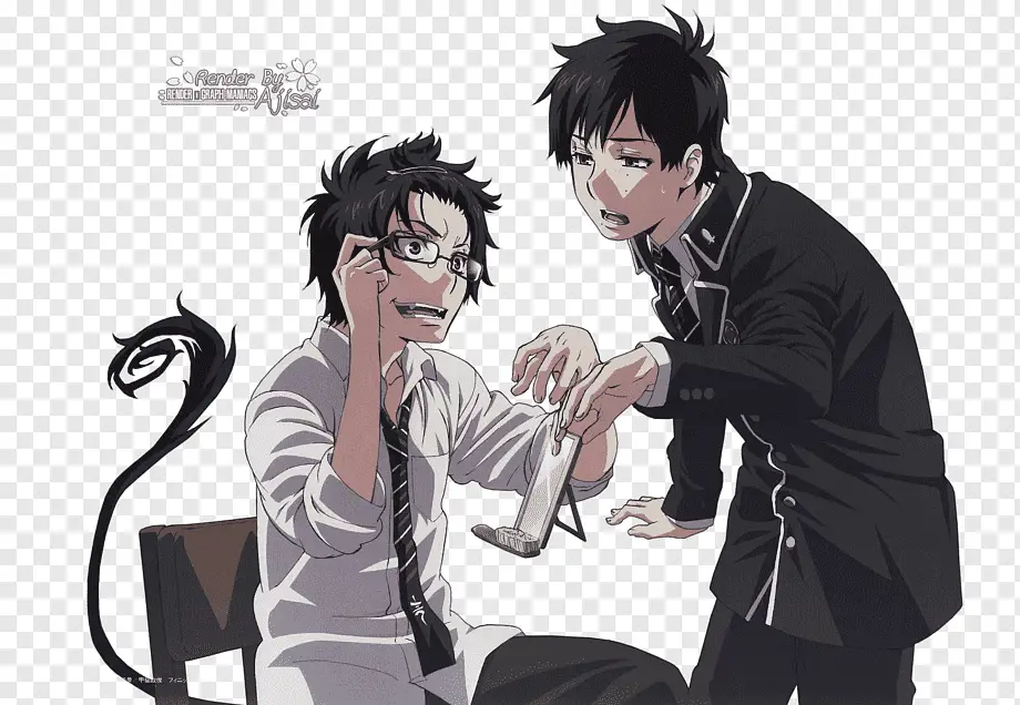 Rin dan Yukio Okumura bersaudara