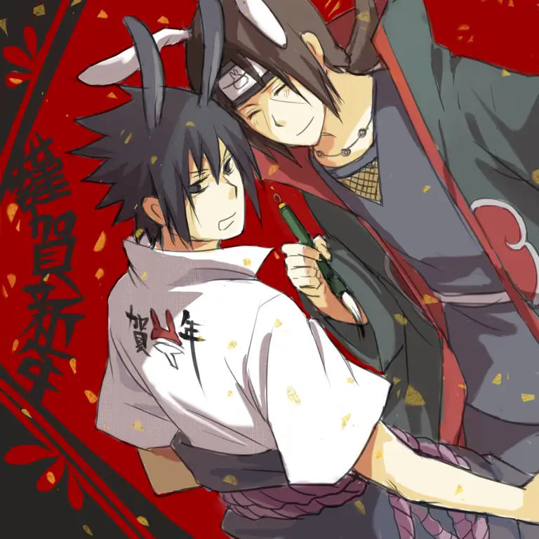 Gambar Sasuke dan Itachi Uchiha