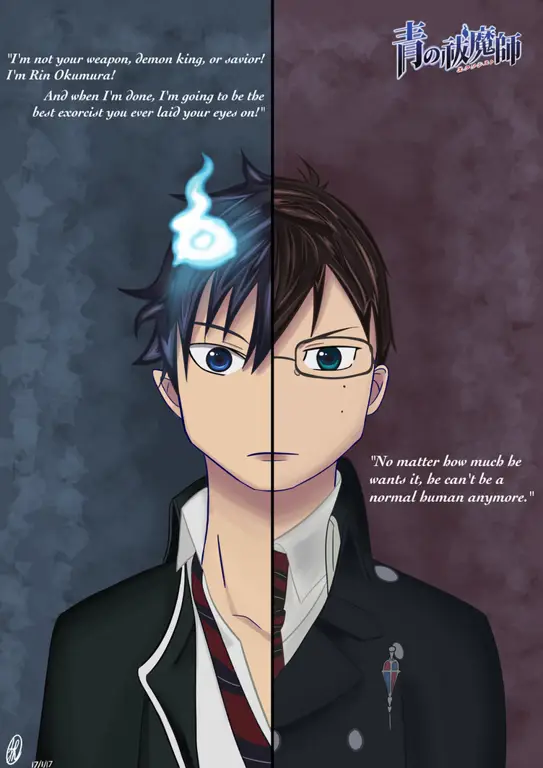 Rin dan Yukio Okumura dalam Blue Exorcist Season 2