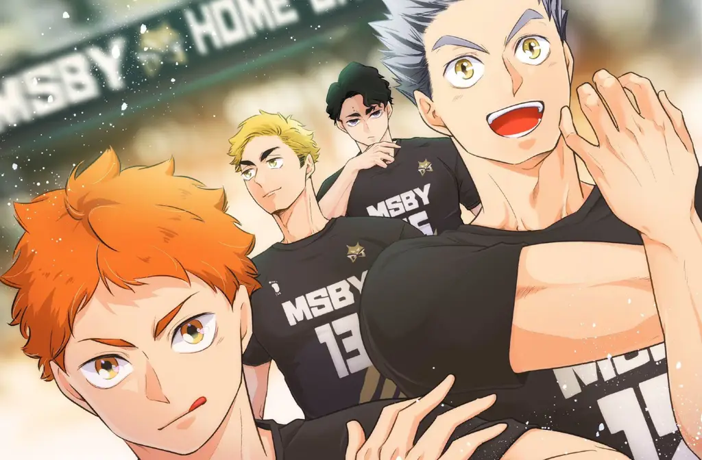 Adegan pertandingan final Haikyuu!! Season 4 Part 2 yang menegangkan.