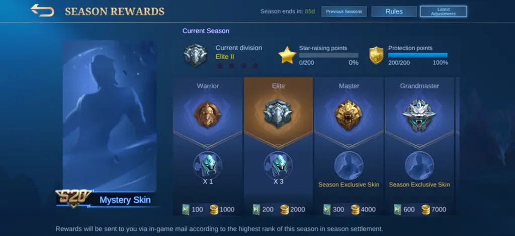 Pertandingan peringkat Mobile Legends yang menampilkan pemain-pemain profesional