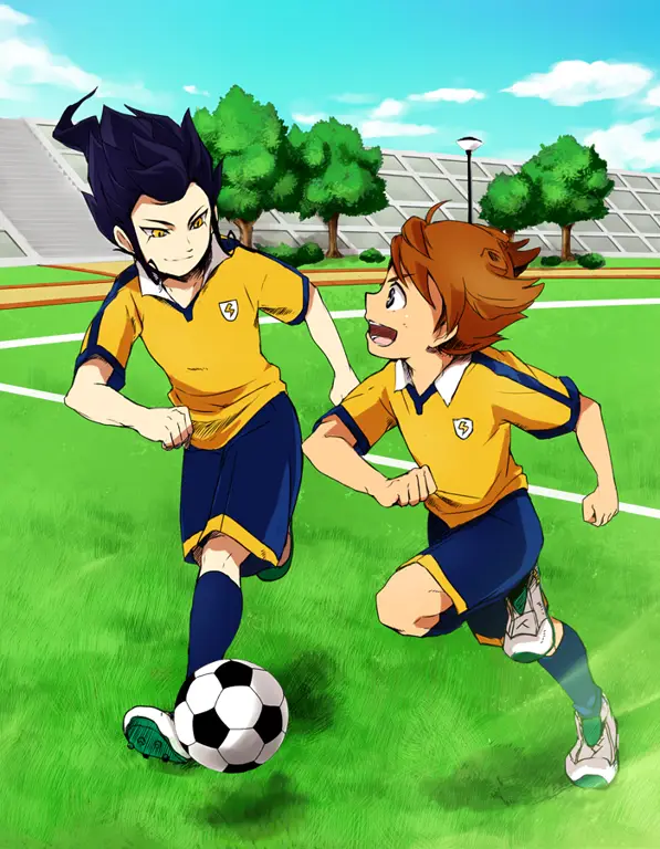 Lapangan sepak bola dalam anime Inazuma Eleven GO