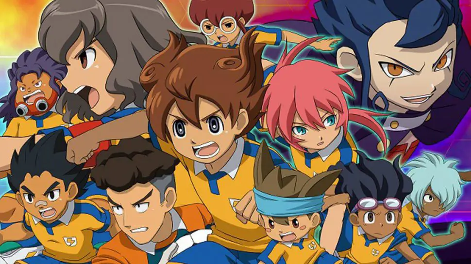 Adegan pertandingan sepak bola dalam Inazuma Eleven GO Chrono Stone