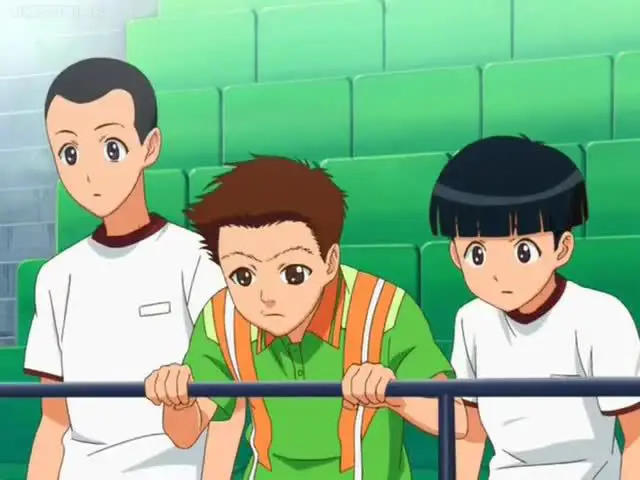 Adegan pertandingan tenis di anime Prince of Tennis