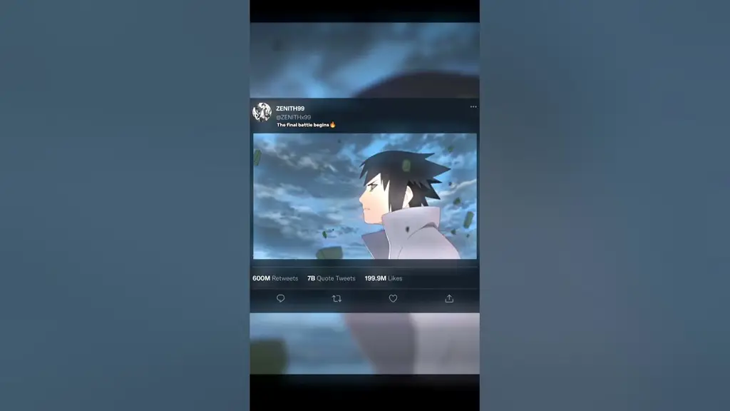 Gambar pertarungan terakhir antara Naruto dan Sasuke