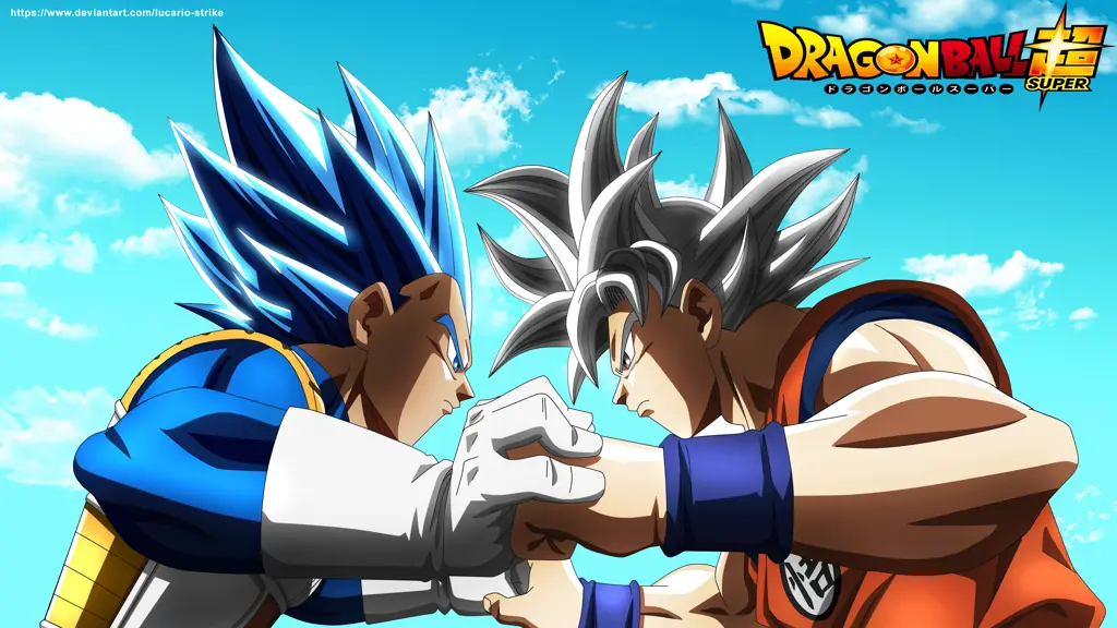 Pertarungan Anime Karakter anime sedang bertarung