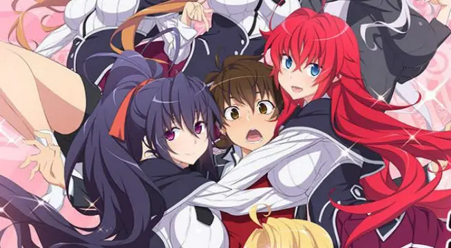 Adegan pertarungan seru di High School DxD