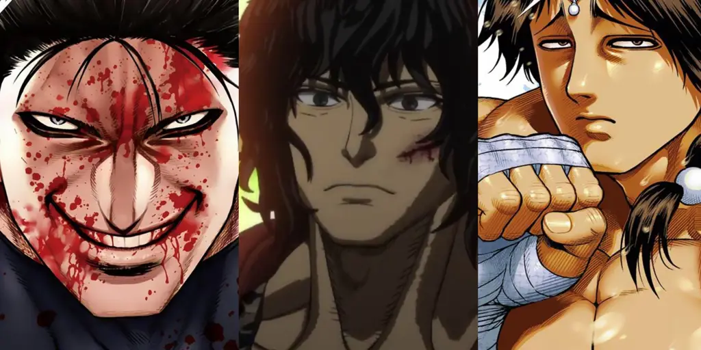 Gambar adegan pertarungan dalam Kengan Ashura