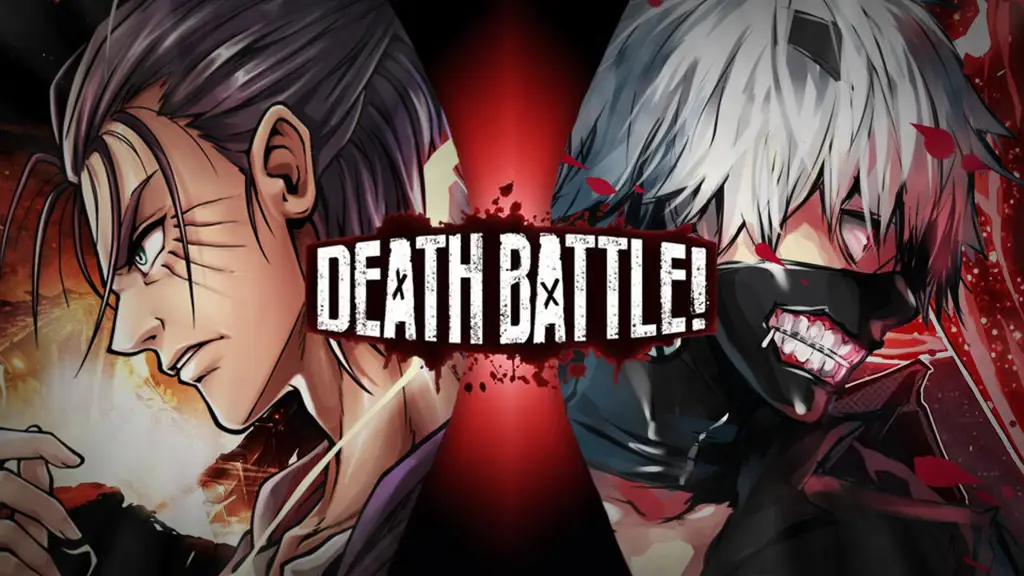 Kaneki Ken dan musuhnya bertarung dengan sengit