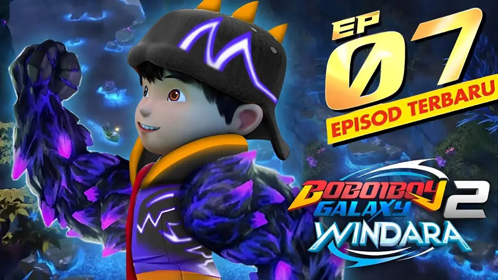 Gambar pertarungan antara Boboiboy dan Boboiboy Dark