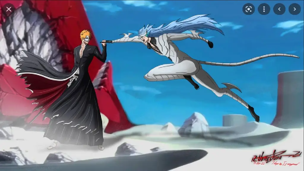 Adegan pertarungan seru dari manga Bleach