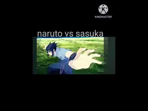 Adegan pertarungan Naruto dan Sasuke