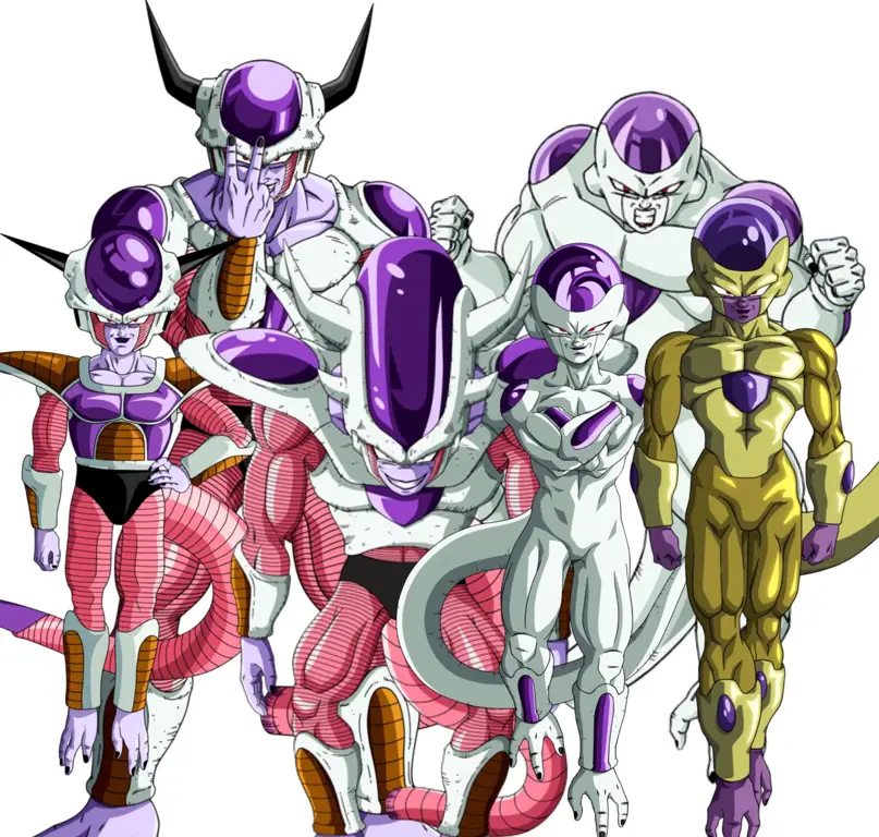 Gambar Son Goku melawan Frieza