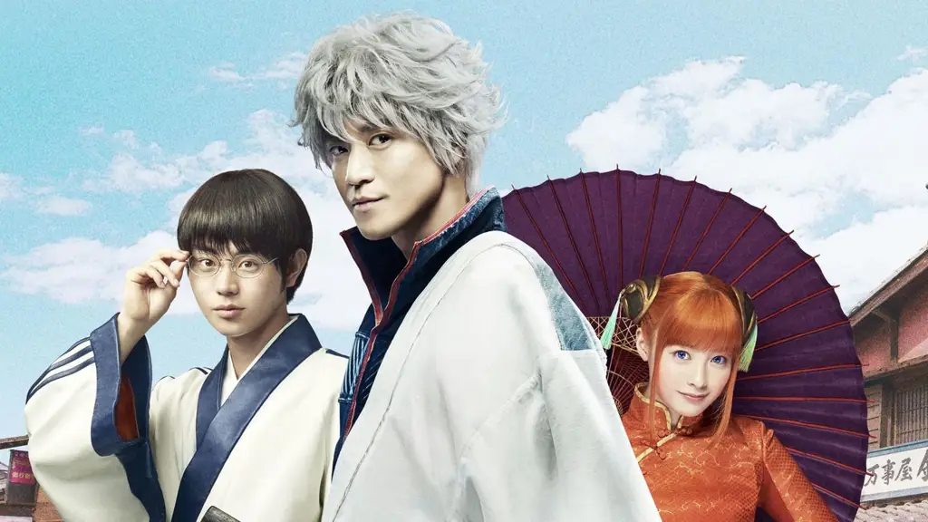 Adegan aksi dalam anime Gintama