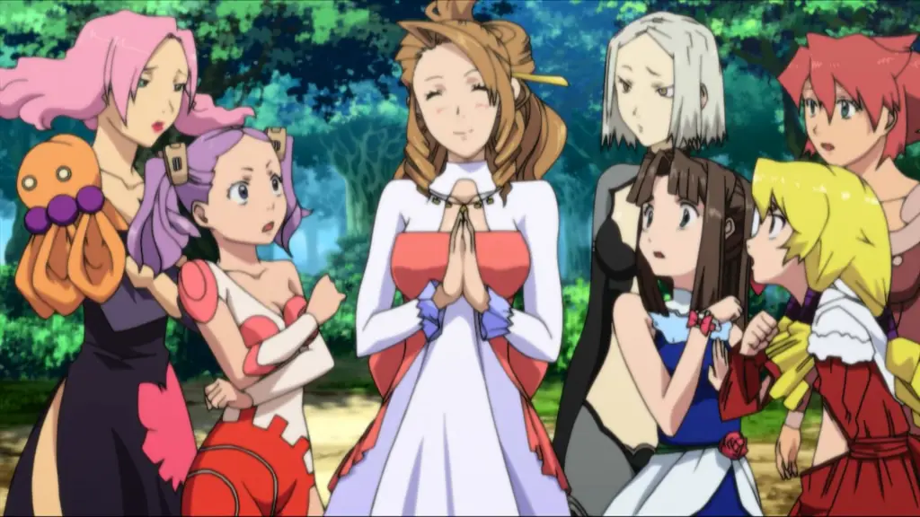 Pertarungan Epik dalam Isekai Seikishi Monogatari Adegan anime Isekai Seikishi Monogatari yang menampilkan pertarungan epik.