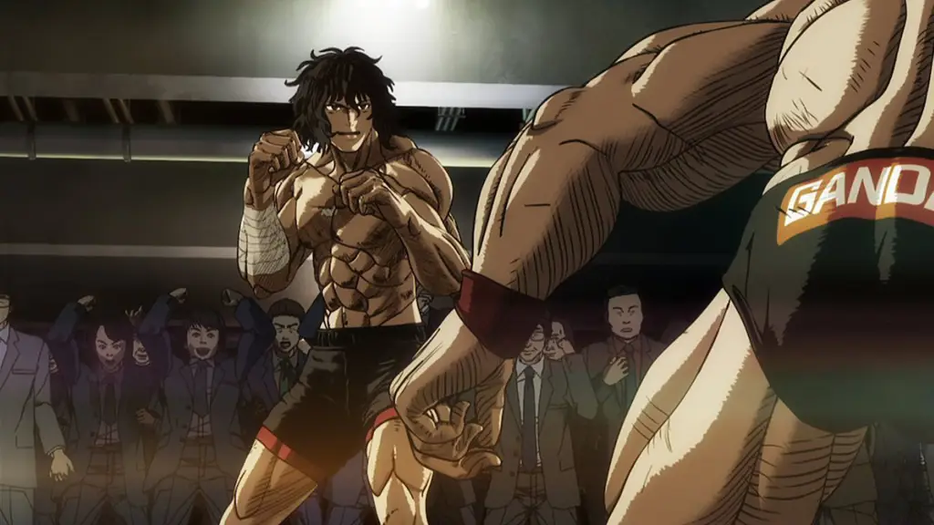 Adegan pertarungan seru dari anime Kengan Ashura