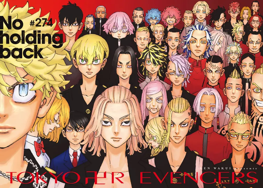 Pertarungan epik dalam Tokyo Revengers Gambar para karakter Tokyo Revengers sedang bertarung