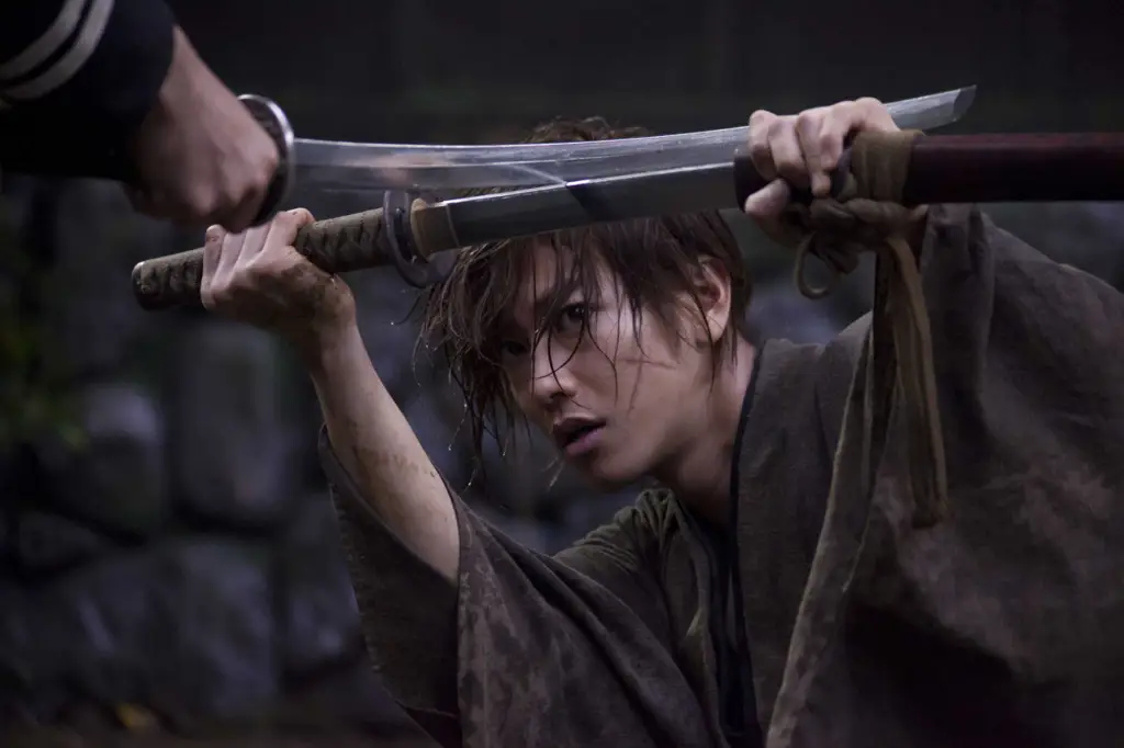 Adegan pertarungan dalam film Rurouni Kenshin