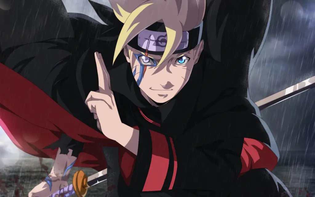 Gambar para karakter Boruto sedang bertarung